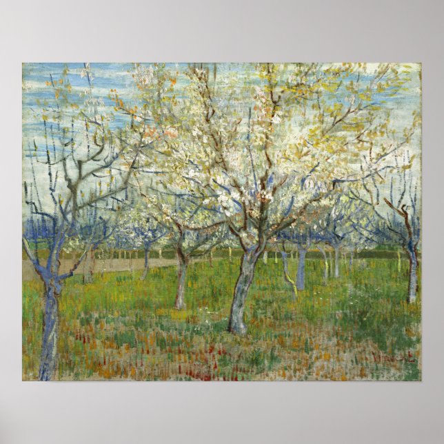 Van Gogh - The Pink Orchard Poster (Front)