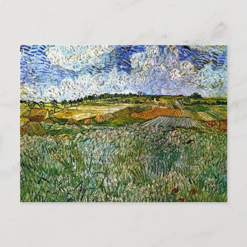 Van Gogh _ The Plain at Auvers Postcard