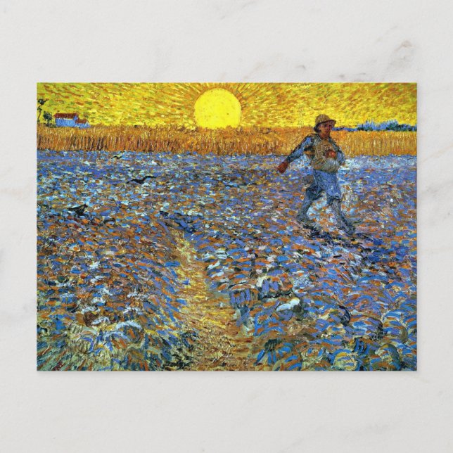 Van Gogh - The Sower Postcard (Front)