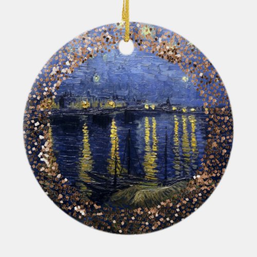 Van Gogh The Starry Night Ceramic Ornament