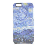 Van Gogh The Starry Night Clear iPhone 6/6S Case