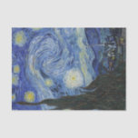 Van Gogh The Starry Night Print Tissue Paper<br><div class="desc">Van Gogh The Starry Night Tissue Paper. Use it for a decoupage project,  a furniture project or what a special way to finish off your special gift! Don't forget to look for coordinating wrapping paper & bags.</div>