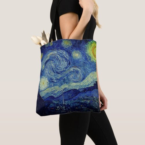 Van Gogh _ The Starry Night Shopping Tote Bag