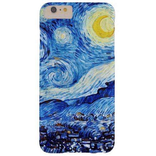 Van Gogh _ The Starry Night _ White Christmas Post Barely There iPhone 6 Plus Case