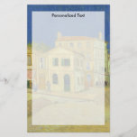 Van Gogh | The Yellow House | 1888 Stationery at Zazzle