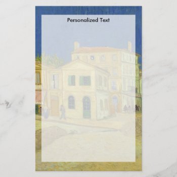 Van Gogh | The Yellow House | 1888 Stationery by _vangoghart at Zazzle