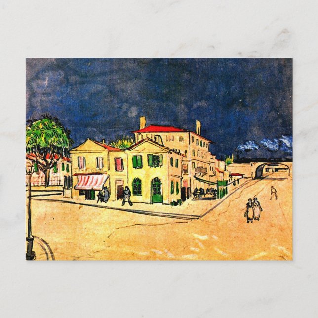 Van Gogh - The Yellow House Postcard (Front)