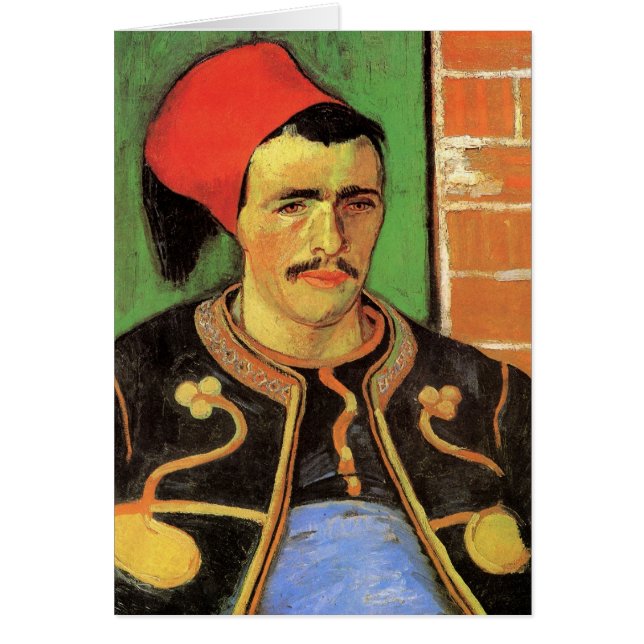 Van Gogh, The Zouave, Vintage Impressionism Art (Front)