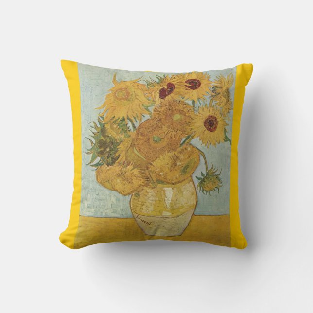 Van Gogh Throw Pillow (Front)