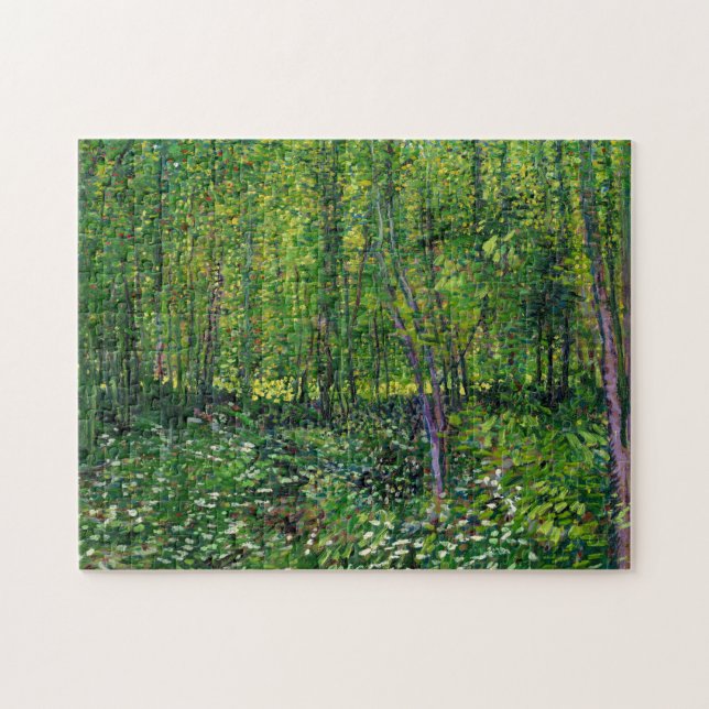 Van Gogh Trees And Undergrowth Jigsaw Puzzle (Horizontal)
