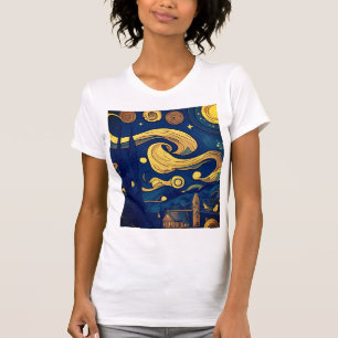 Van Gogh Tshirt, AI-Generated Starry Night T-Shirt