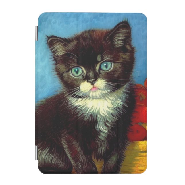 Van Gogh Tuxedo Cat  iPad Mini Cover (Front)