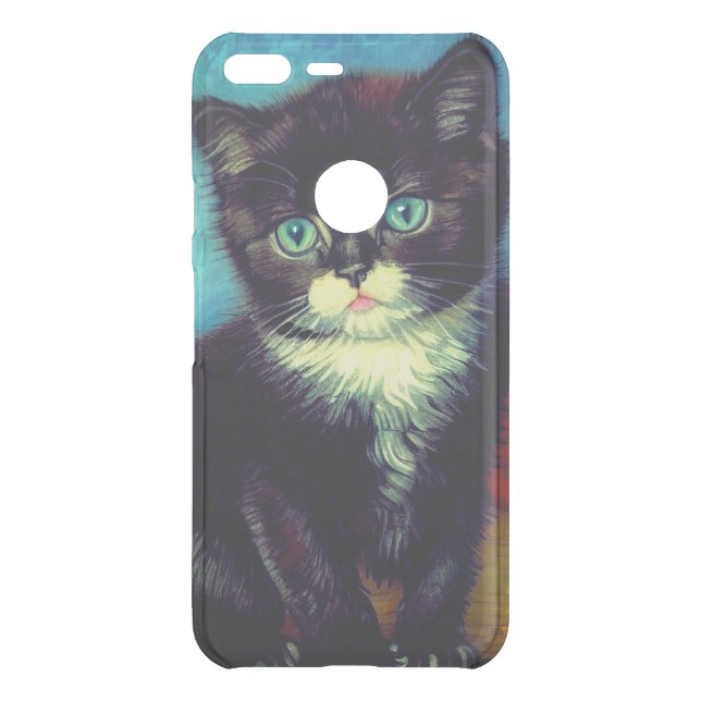 Van Gogh Tuxedo Cat  Uncommon Google Pixel XL Case (Back)