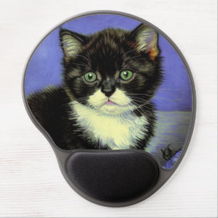 Van Gogh Tuxedo Kitten Gel Mouse Pad