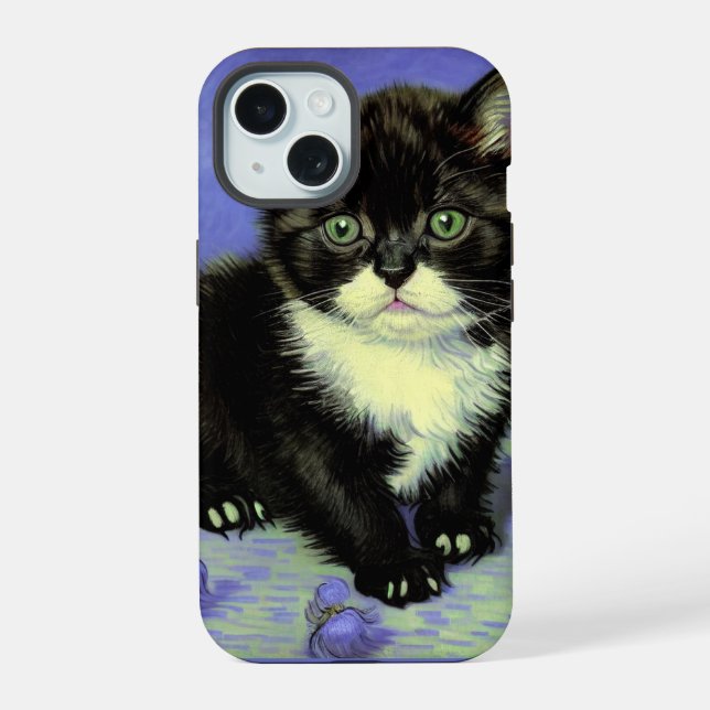 Van Gogh Tuxedo Kitten Iphone Case (Back)
