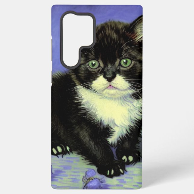 Van Gogh Tuxedo Kitten Samsung Galaxy Case (Back)