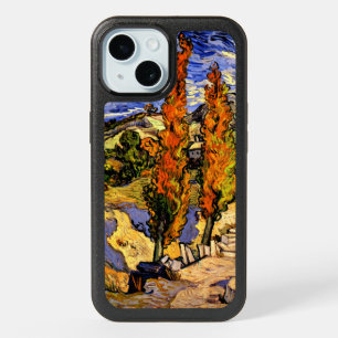 Van Gogh - Two Poplars on a Hill iPhone 15 Case