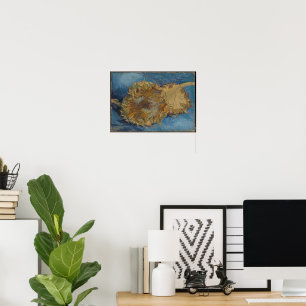 Van Gogh Two Sunflowers Original Art Masterpiece Poster