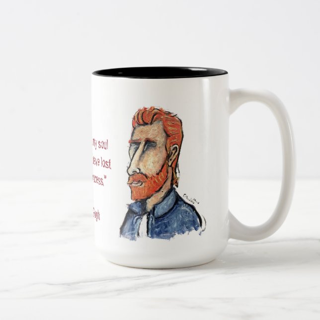 Van Gogh Two-Tone Coffee Mug (Right)