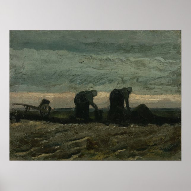 Van Gogh - Two Women On The Heath Poster (Front)