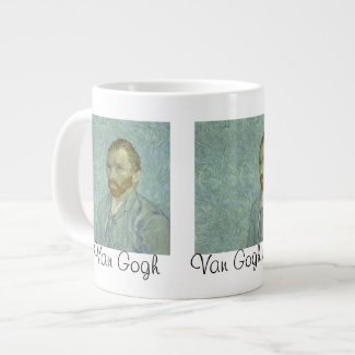 Van Gogh Van Goghing Van Gone Masterpiece Humor Giant Coffee Mug