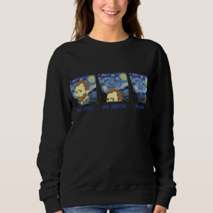 Van Gogh Van Goghing Van Gone Paint Painter Artist Sweatshirt
