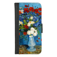 Van Gogh Vase with Cornflowers and Poppies