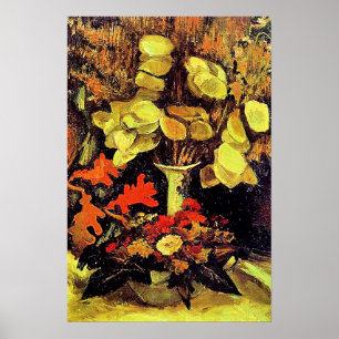 Van Gogh, Vase with Honesty, Poster