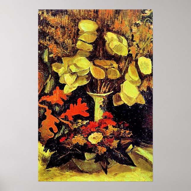Van Gogh, Vase with Honesty, Poster (Front)