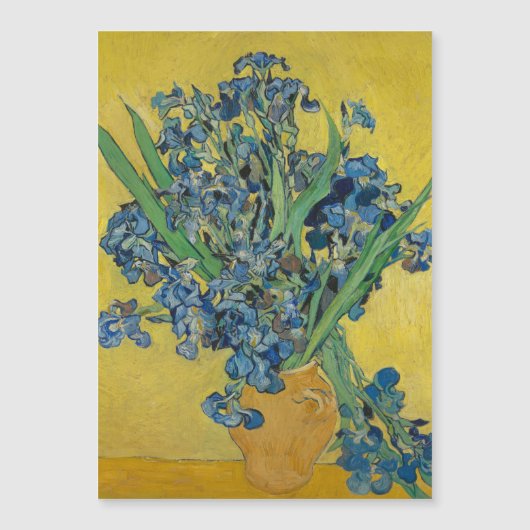 Van Gogh Vase with Irises Classic Impressionism (Front)