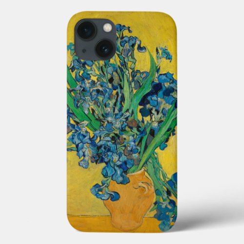 Van Gogh Vase with Irises Classic Impressionism iPhone 13 Case