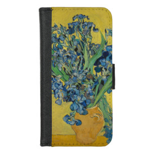 Van Gogh Vase with Irises Classic Impressionism iPhone 8/7 Wallet Case