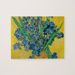Van Gogh Vase with Irises Classic Impressionism Jigsaw Puzzle