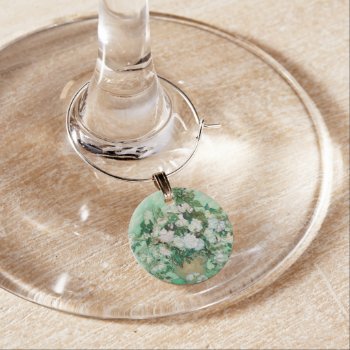 Van Gogh Vase With Pink Roses Vintage Flowers Art Wine Charm by Then_Is_Now at Zazzle