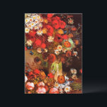 Van Gogh - Vase with Poppies, Cornflowers, Peonies<br><div class="desc">Van Gogh painting,  Vase with Poppies,  Cornflowers,  Peonies and Chrysanthemums,  postcard.</div>