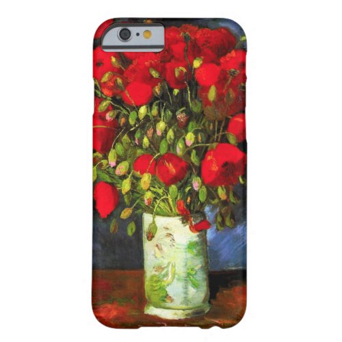 Van Gogh Vase With Red Poppies iPhone 6 case