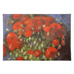 Van Gogh: Vase with Red Poppies Placemat