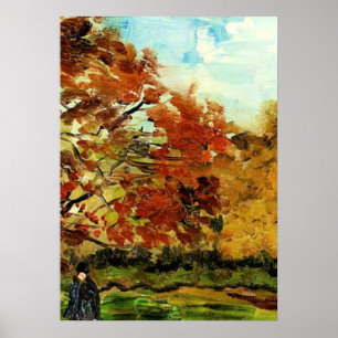Van Gogh - View of a Park in Paris Poster