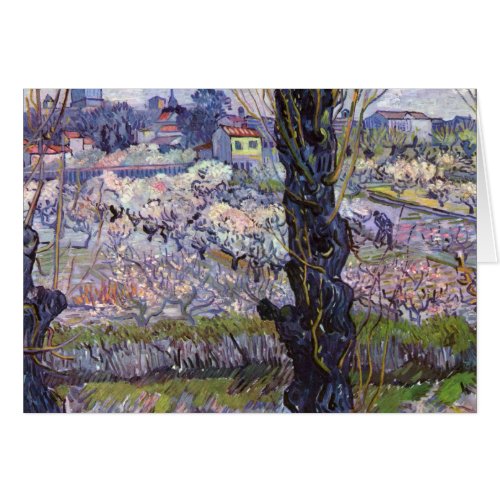 Van Gogh View of Arles Flowering Orchards