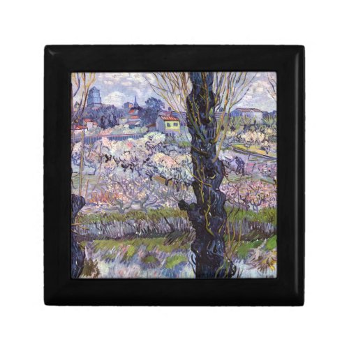 Van Gogh View of Arles Flowering Orchards Gift Box