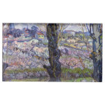 Van Gogh View of Arles Flowering Orchards Place Card Holder