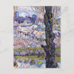 Van Gogh - View of Arles, Flowering Orchards Postcard<br><div class="desc">View of Arles,  Flowering Orchards,  famous painting by Vincent van Gogh</div>