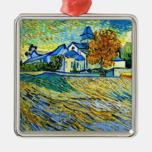 Van Gogh - View of the Church of Saint Paul Metal Ornament