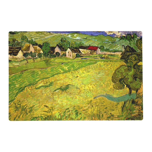 Van Gogh - View of Vessenots near Auvers Placemat (Back)