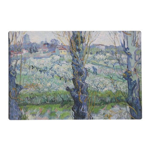 Van Gogh Views of Arles Flowering Orchards Placemat