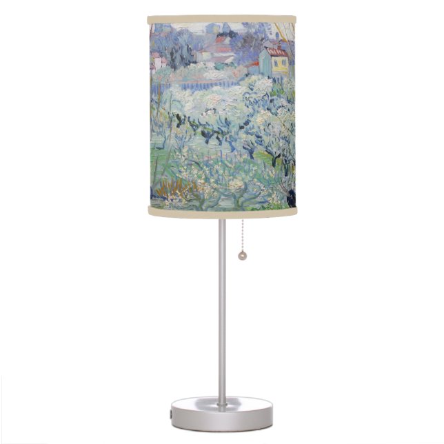 Van Gogh Views of Arles Flowering Orchards   Table Lamp (Left)