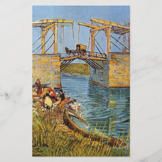 Van Gogh Vincent -The Langlois Bridge Stationery (Front)