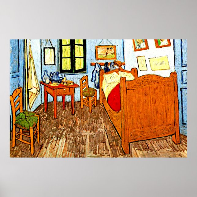Van Gogh - Vincent's Bedroom Poster (Front)
