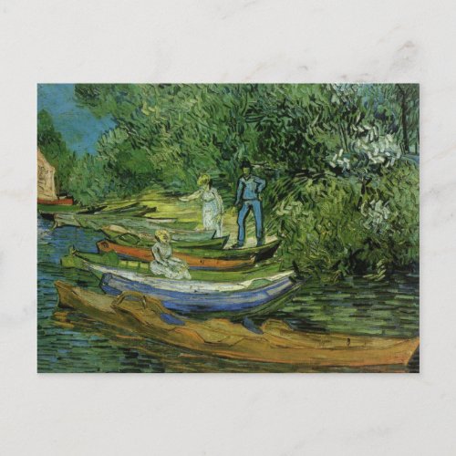 Van Gogh Vintage Bank of the Oise at Auvers Postcard