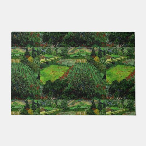 Van Gogh Vintage Field with Poppies Doormat